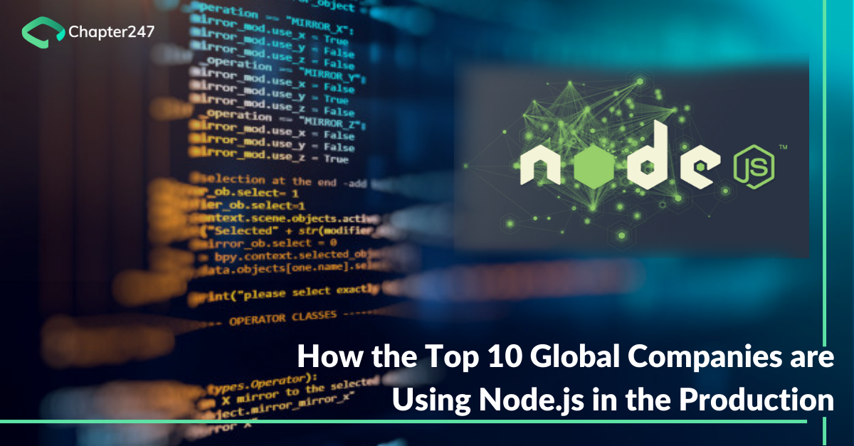 Top 10 Global Companies using Node.js Development | Chapter247