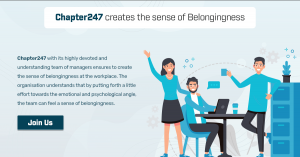 Chapter247 creates the sense of Belongingness