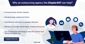 Why can an outsourcing agency like Chapter247